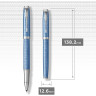 Ручка-роллер PARKER IM PREMIUM BLUE CT, F 1931690